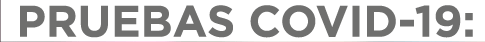 pruebas covid 19